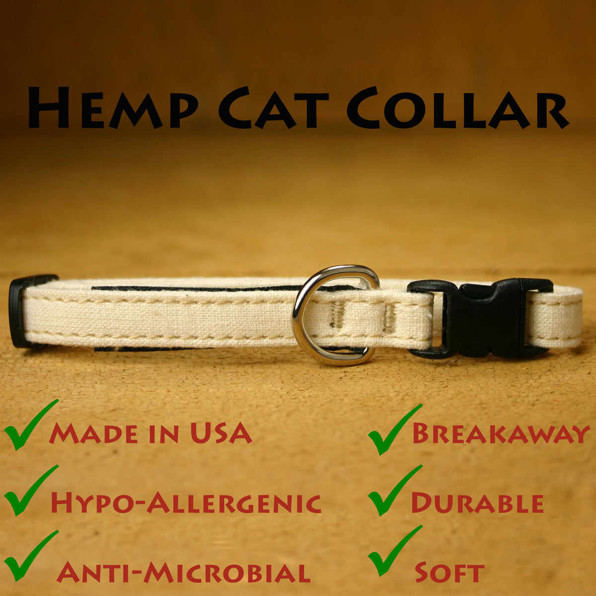 Organic best sale cat collar