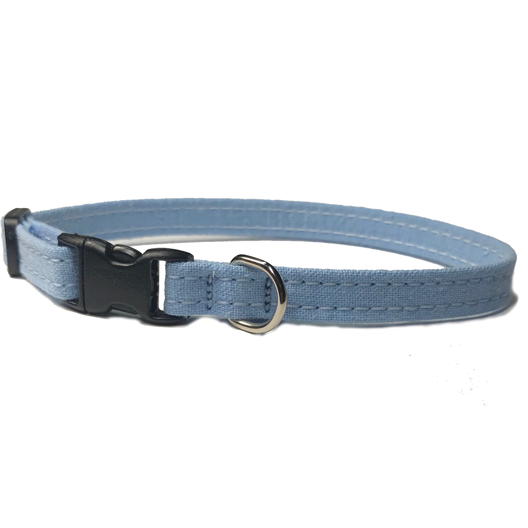 Hemp Cat Collar Baby Blue The Good Dog Company